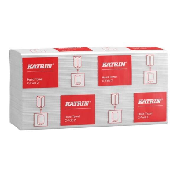 Katrin C-taitto käsipyyhe valkoinen