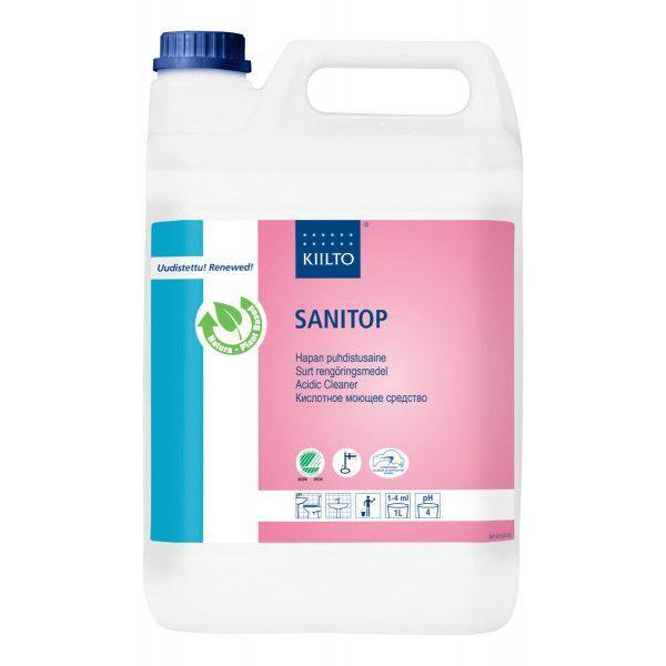 Kiilto Sanitop 5 L Saniteettitilojen Puhdistusaine Tukkuliike Novakari Kiilto Sanitop 5 L Saniteettitilojen Puhdistusaine Tukkuliike Novakari