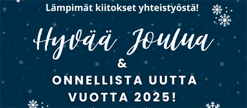 Joulu ja uusivuosi 2025